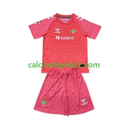 Real Betis Portiere Bambino Maglia Quarta 2024/2025 Manica Corta